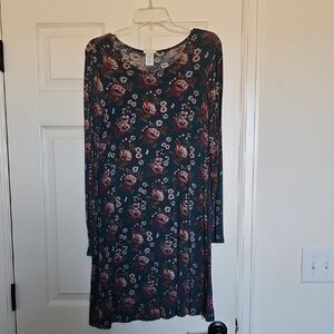 Natural Life Ling Sleeved Floral Dress